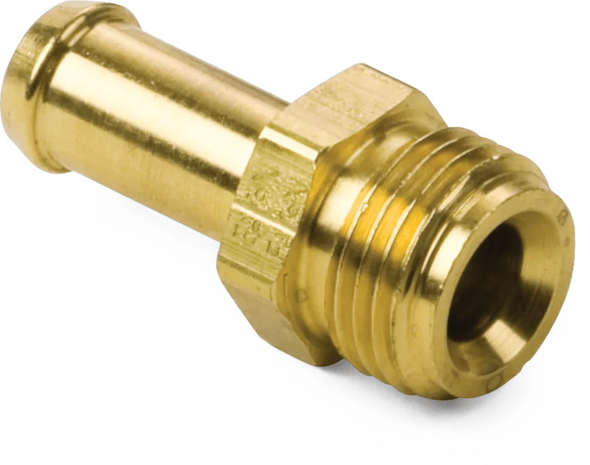 5/16" x 5/16" Inverted Male Fuel Hose Connector - 5 Pack