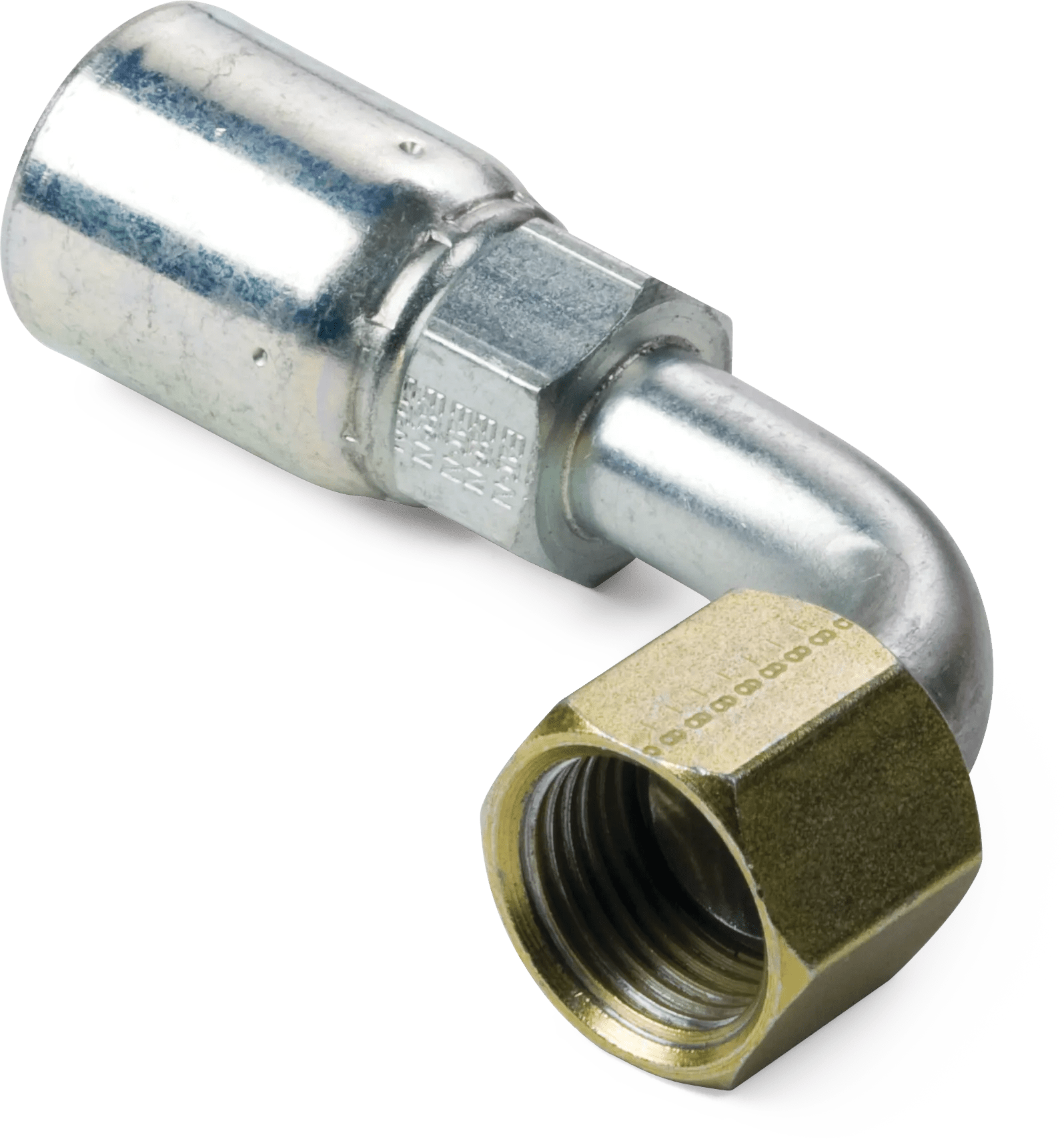 3/4" x 3/4" Female SAE JIC 37° Swivel 90° Elbow - Weatherhead E Series