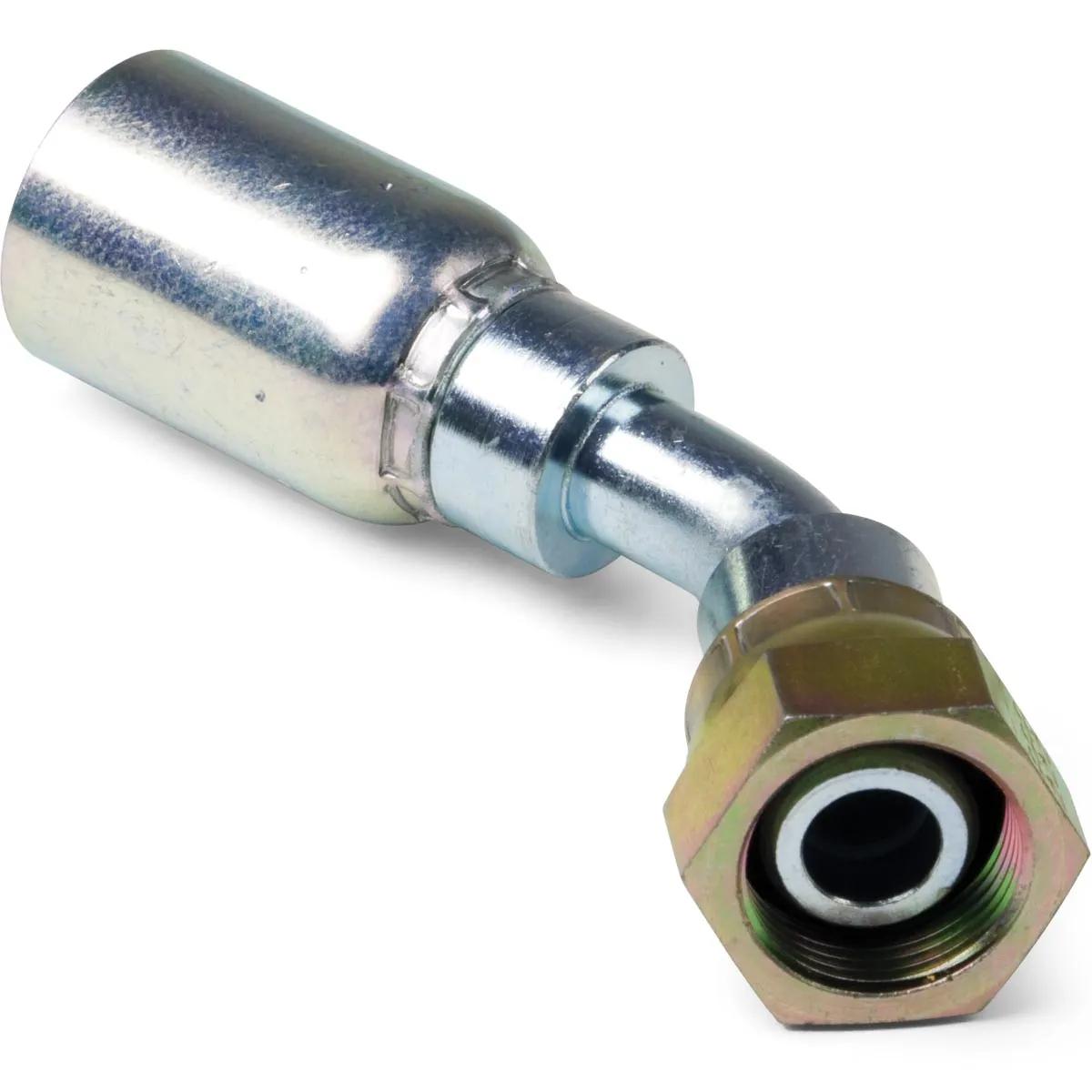 Female DIN (Light) Universal Swivel 45° Elbows - U Series