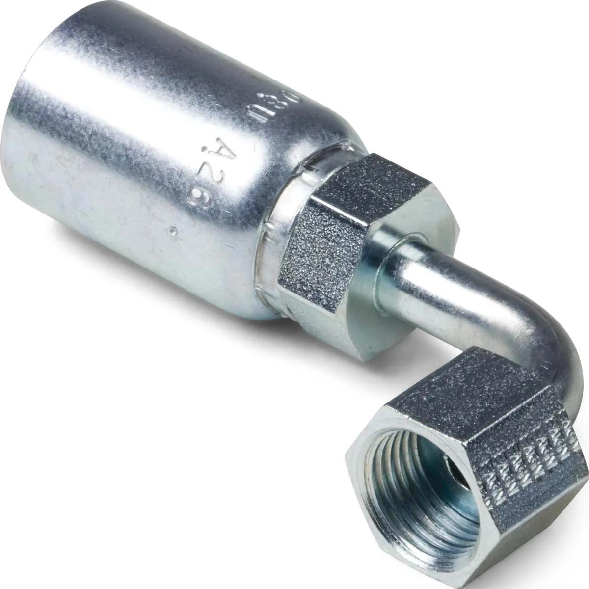 Female O-Ring Face-Seal Swivel 90° Short Drop Elbows - U Series