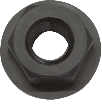1/4"-20 Black Nylon Hex Nut - 50 Pack