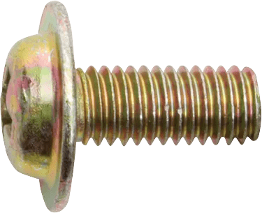 M5 x 12mm Phillips Pan Washer Head License Plate Screw - 100 Pack