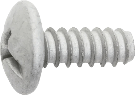 1/4"-14 x 5/8" Combo Drive Pan Head License Plate Screw - 50 Pack