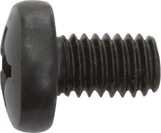 M6 x 10mm Phillips Pan Head License Plate Screw - 50 Pack