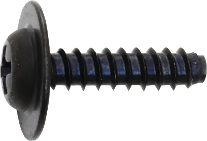#8-18 x 5/8" Phillips Large Round Washer Head Blunt Tip Sheet Metal Screw - 100 Pack