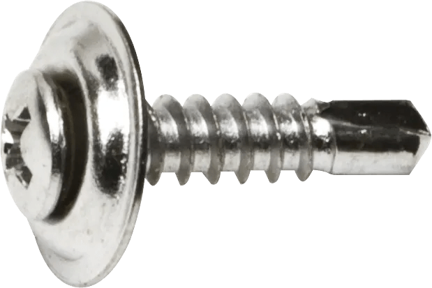 #8 x 1" Phillips Oval Head SEMS Finishing Screw - 50 Pack