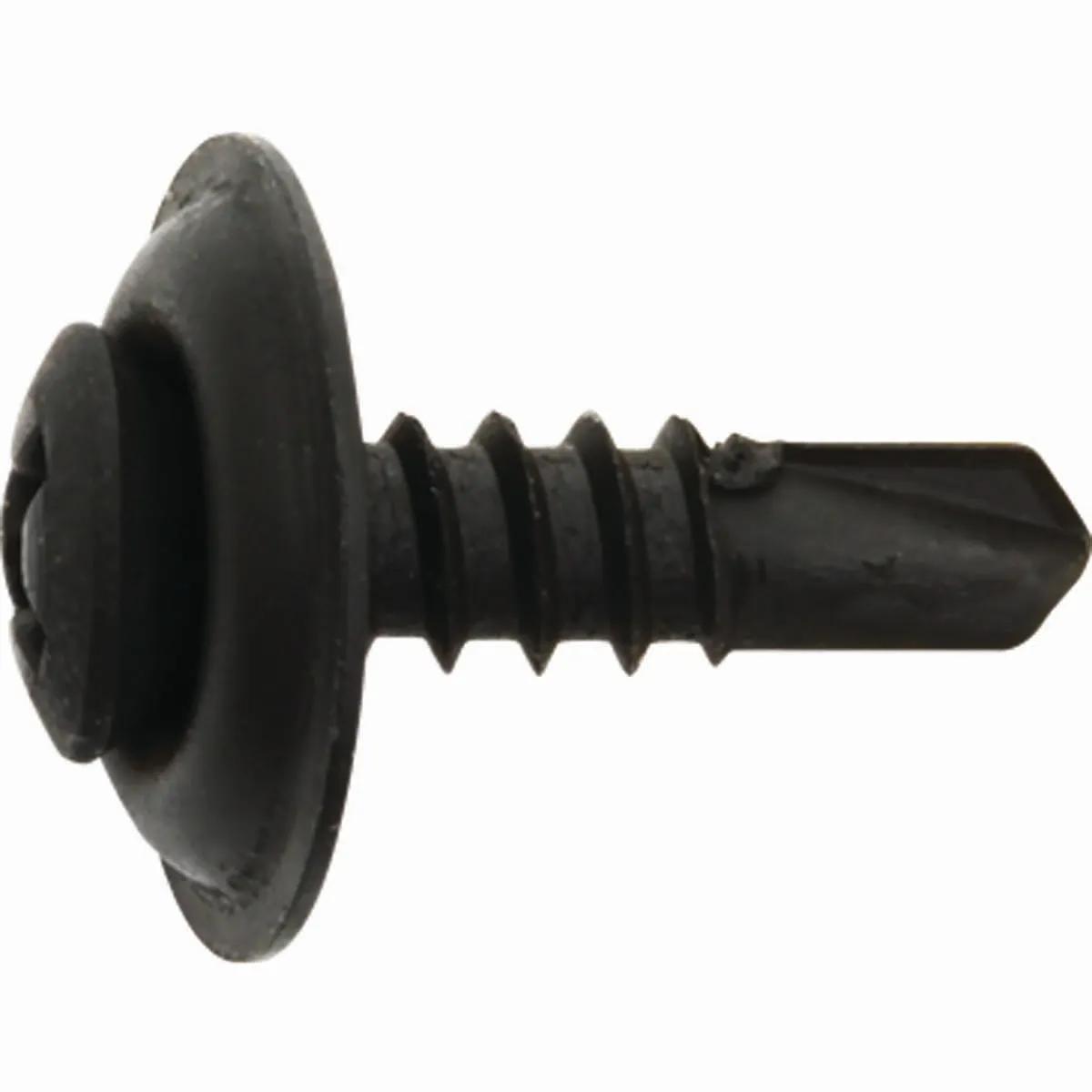 #8 x 1" Phillips Oval Head SEMS Finishing Screw - 50 Pack