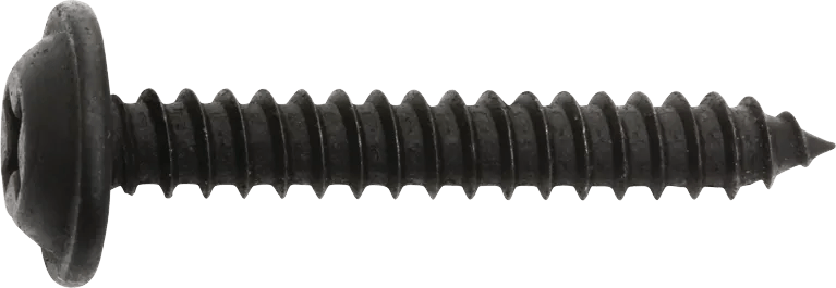 #8 x 3/4" Phillips Flat Washer Head Tapping Screw - 100 Pack