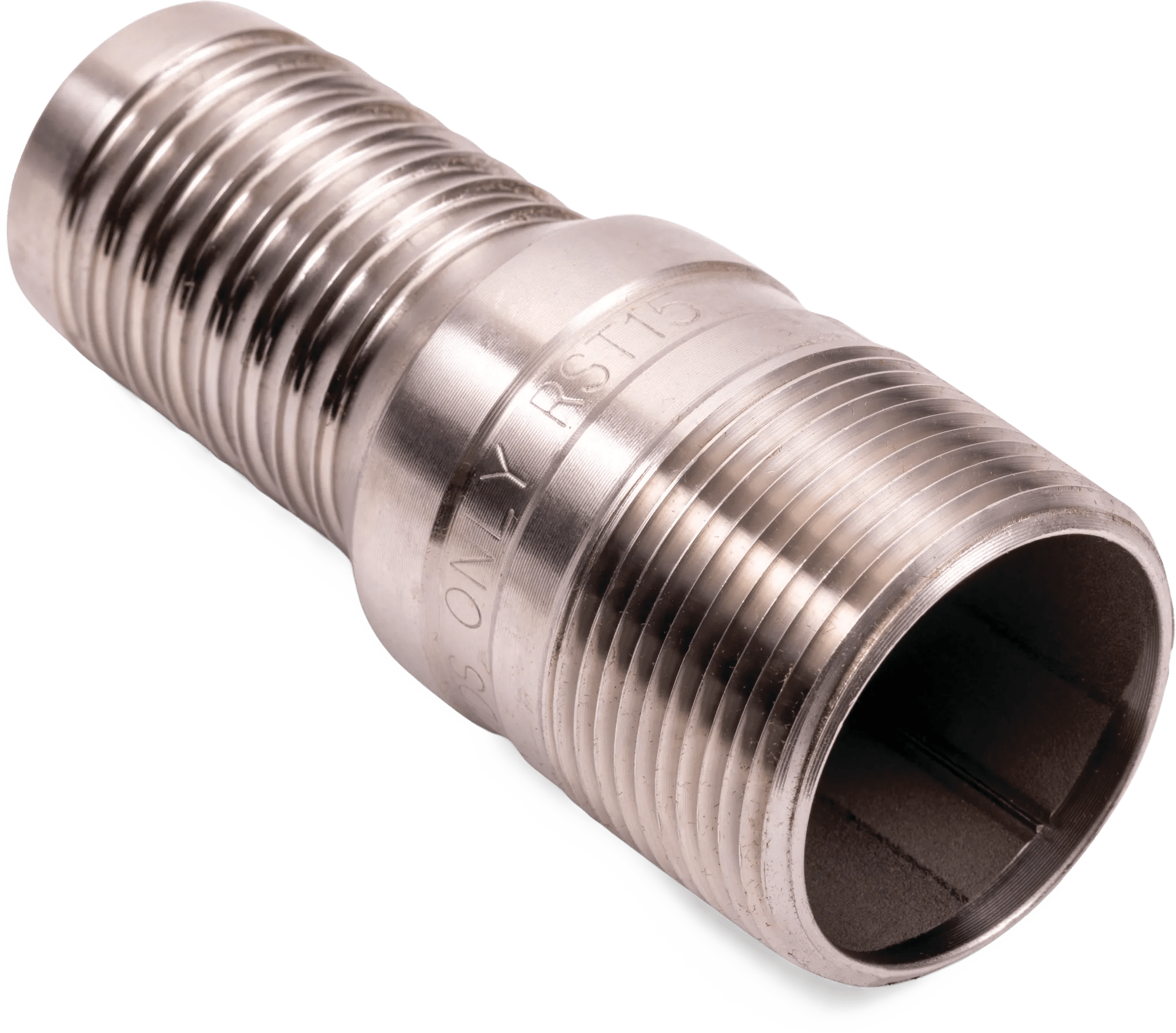 1-1/4" x 1-1/4" Stainless Steel Low Pressure Male Pipe Connector