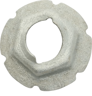 1/4" Large Washer Thread Cutting Nut - 100 Pack