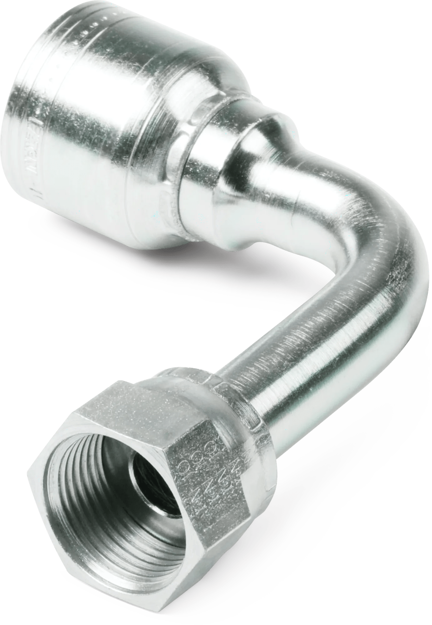 Female O-Ring Face-Seal Swivel 90° Long Drop Elbows - Weatherhead Z Series