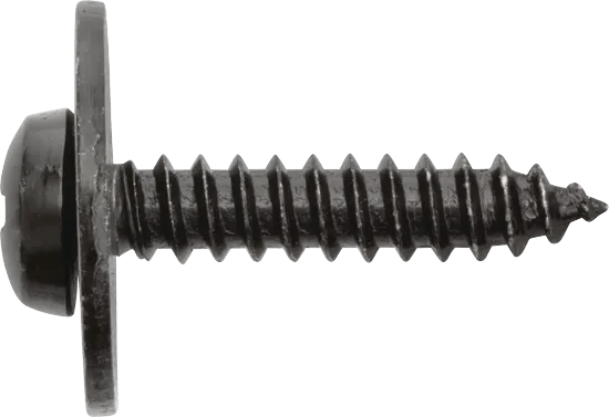 #8 x 25/32" Phillips Pan Head SEMS Screw with Loose Washer - 50 Pack