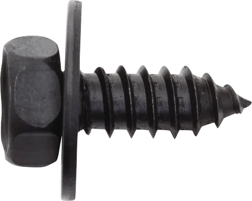 M6.3 x 15mm Indented Hex Washer Head SEMS Screw with Loose Washer - 25 Pack