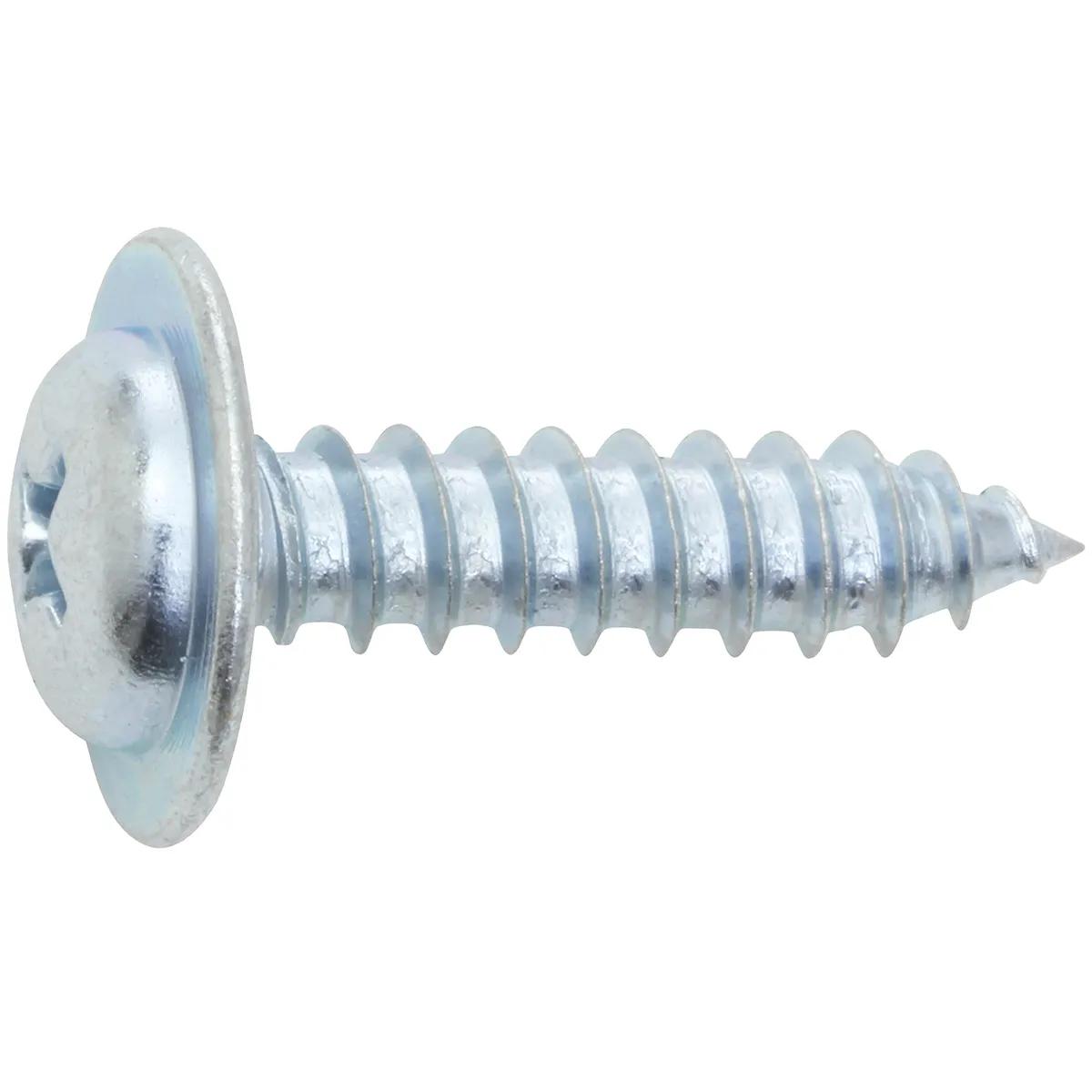 Zinc Plated Phillips Round Washer Head Tapping Screws