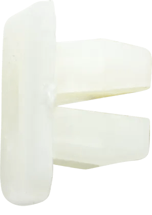 #1/4"-20 2-Prong Nylon License Plate Nut - 100 Pack