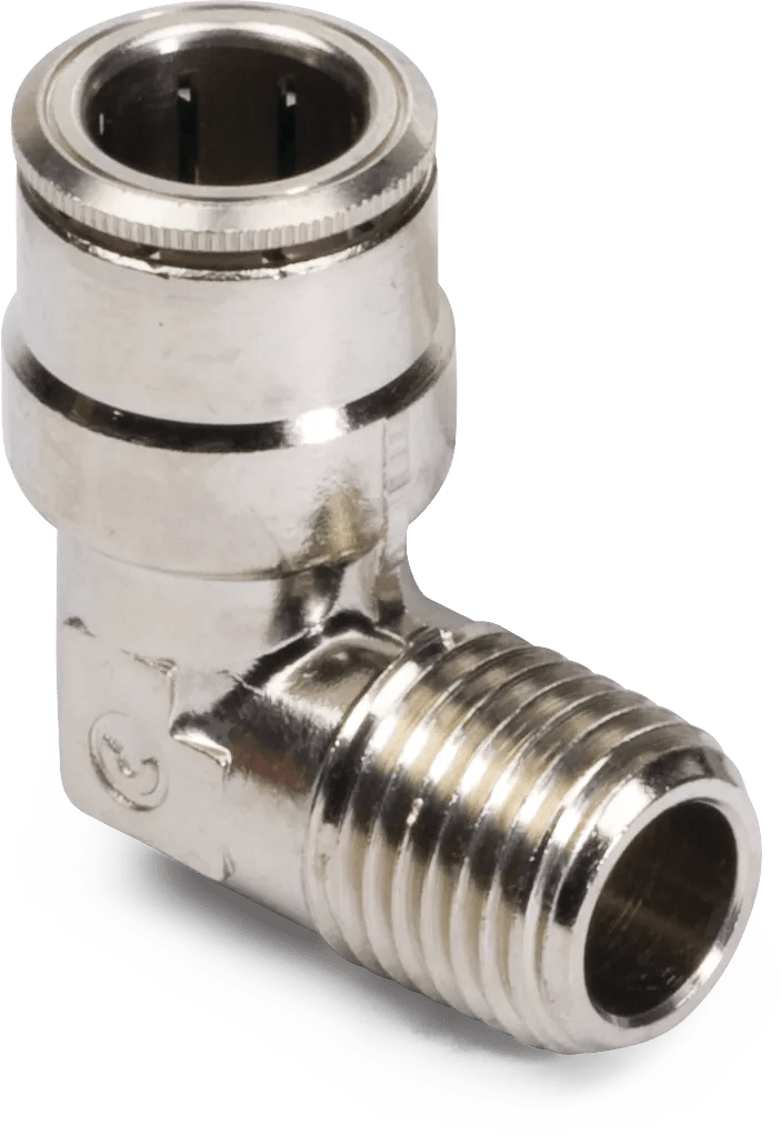 1/4" x 1/4" Push-Connect Male Elbow Rigid