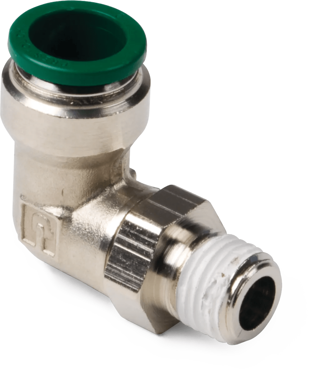 3/8" x 1/4" Prestolok Swivel Male Elbow