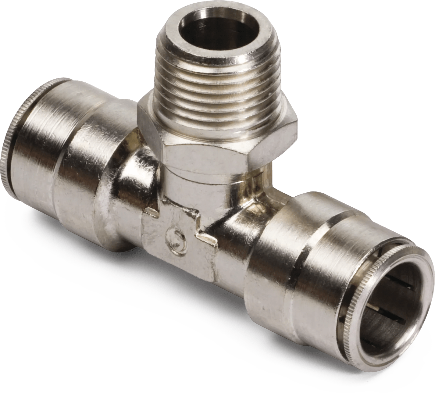 1/2" x 3/8" Push-Connect Male Branch Tee Swivel