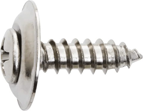 #8 x 3/4" Phillips Oval Washer Head SEMS Tapping Screw - 50 Pack
