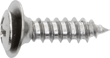 #8 x 5/8" Phillips Oval Washer Head SEMS Tapping Screw