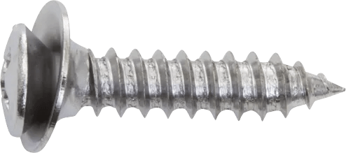 #8 x 7/8" Phillips Oval Washer Head SEMS Tapping Screw - 100 Pack