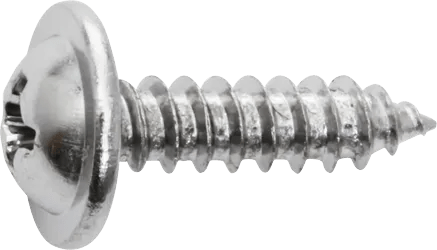 #8 x 5/8" Phillips Round Washer Head Sheet Metal Screw - 100 Pack