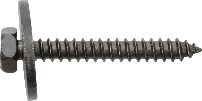 #8 x 1-3/16" Hex Head SEMS Self Tapping Screw with Loose Washer - 15 Pack