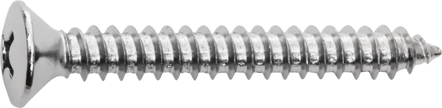 #10 x 1" Phillips Oval Head Sheet Metal Screw - 50 Pack