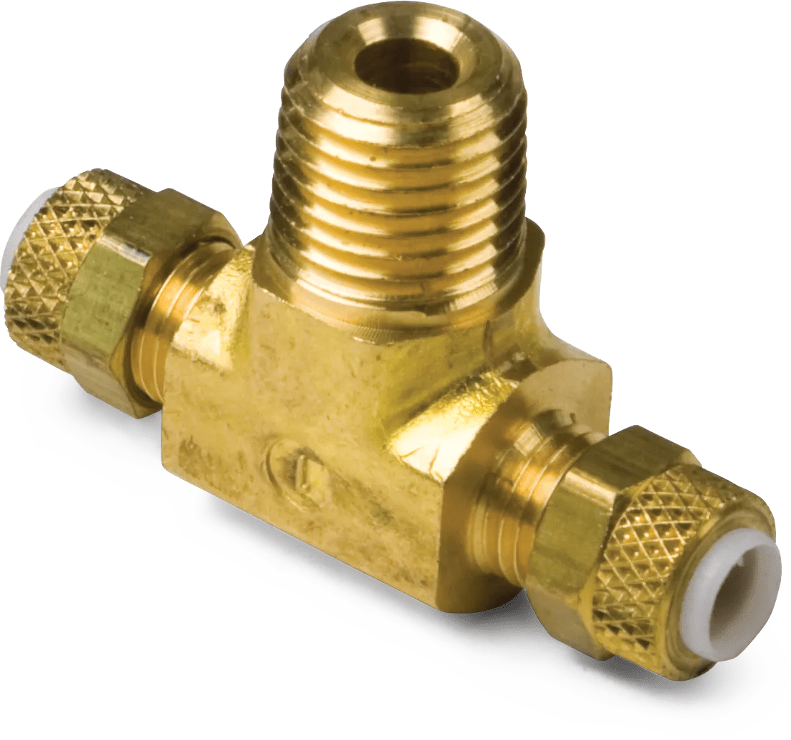 1/4" x 3/8" Polyline Male Branch Tee