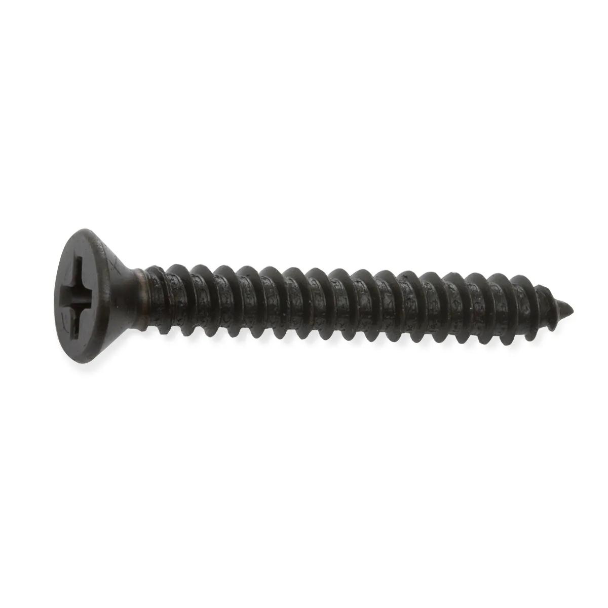 Phillips Flat Head Sheet Metal Screw - Black Oxide