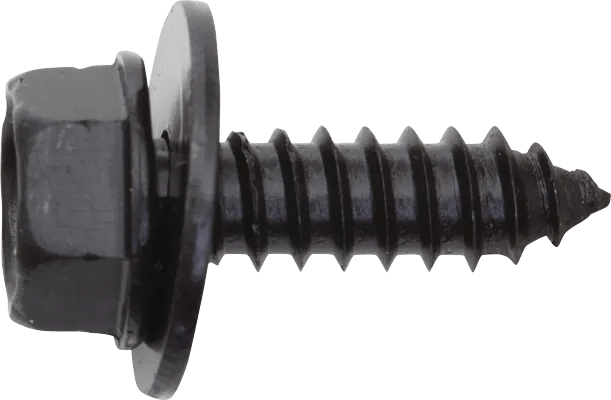 6.3mm x 20mm Hex Washer SEMS Screw with 17mm Loose Washer - 50 Pack