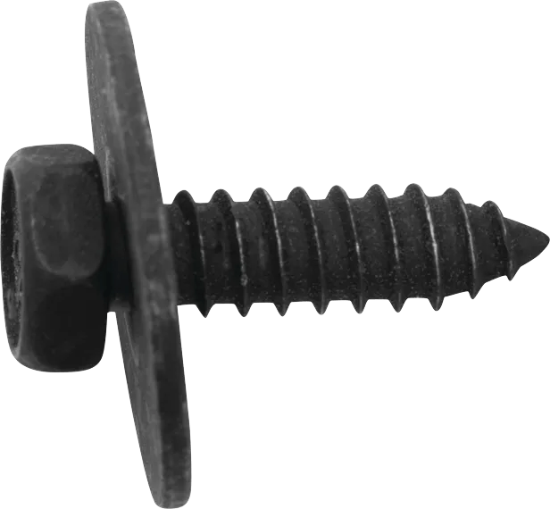 6.3mm x 20mm Hex Washer SEMS Screw with 24mm Loose Washer - 50 Pack
