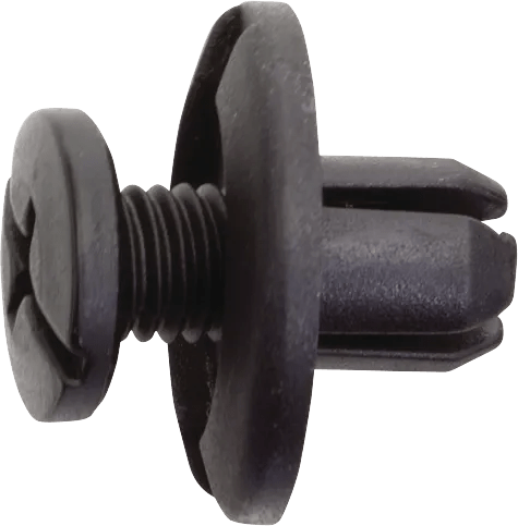 8mm x 9mm Fender Splash Shield Screw-Type Rivet for Honda - 10 Pack