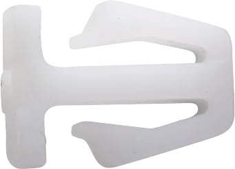 White Body Side Moulding Retainer for Honda - 25 Pack