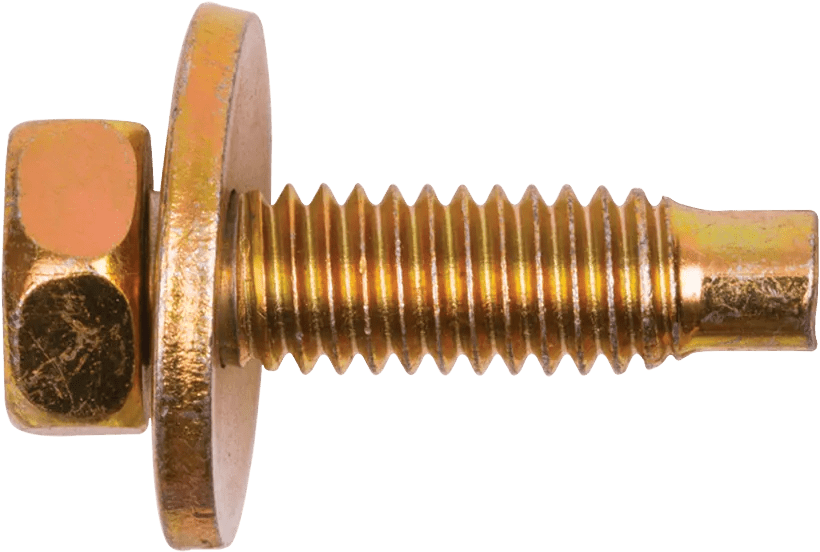 5/16"-18 x 30mm Hex Head SEMS Body Bolt with Loose Washer for Ford