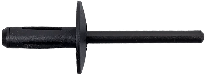 6mm Black Wheel Arch Trim Cover Rivet for BMW - 25 Pack