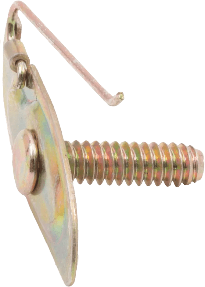 #10-24 x 3/4" T-Bolt with 1/2" x 1-11/32" Plate - 25 Pack
