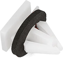 19 mm Ford Exterior Moulding Clip with Sealer - 25 Pack