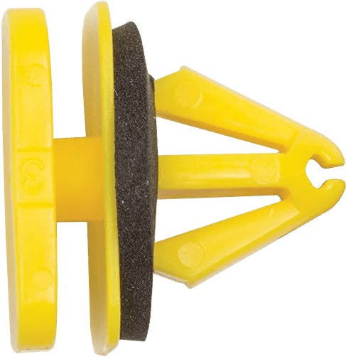 9mm x 14mm Rocker Moulding Retainer with Sealer for Cadillac - 10 Pack