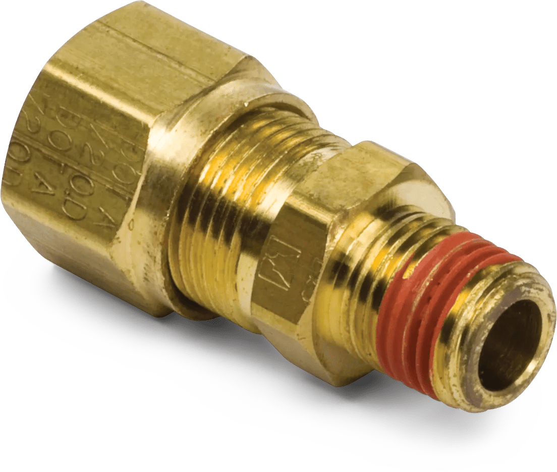 3/8" x 1/2" Male Connector for Nylon Air Brakes