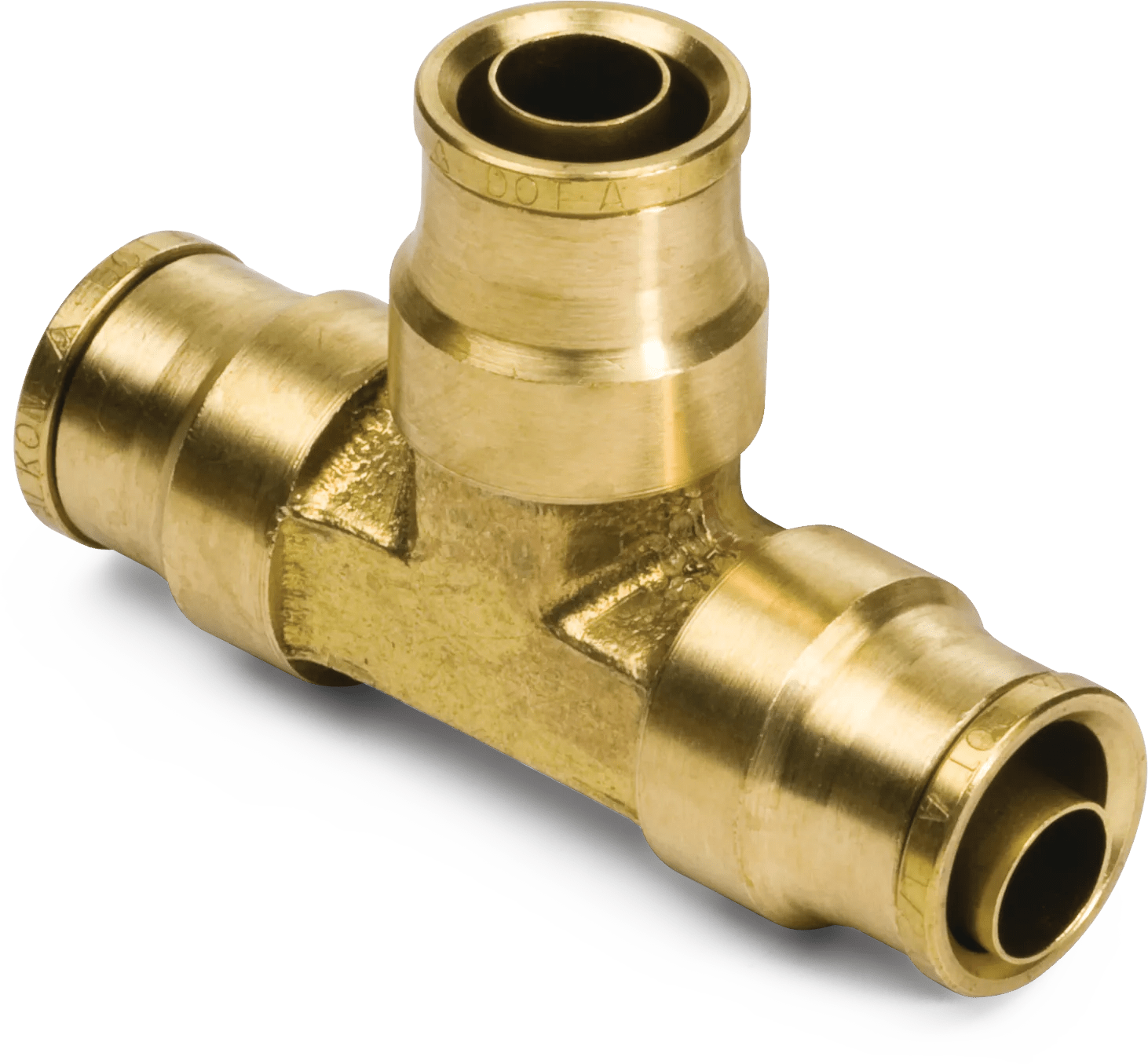 1/8" DOT Push-In Union Tee
