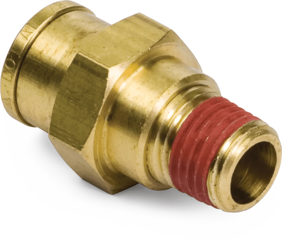 1/4" x 1/16" DOT Push-In Air Brake Male Connector