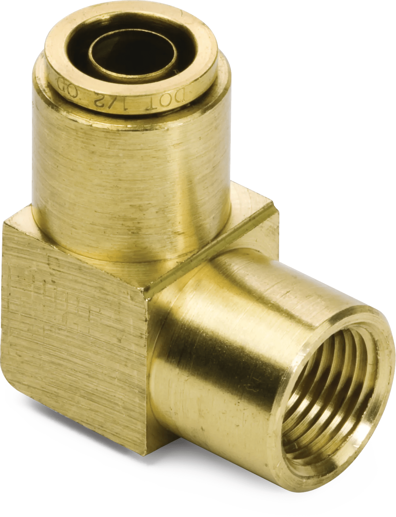 1/4" x 1/4" DOT Push-In Air Brake Female Elbow