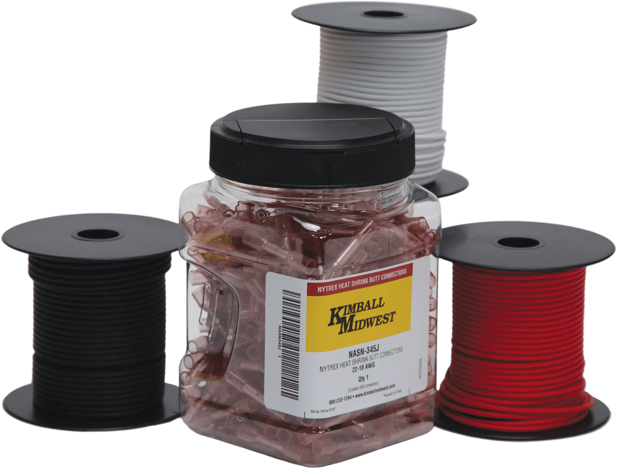 18 AWG SXL Primary Wire with Nytrex Butt Connectors Bundle