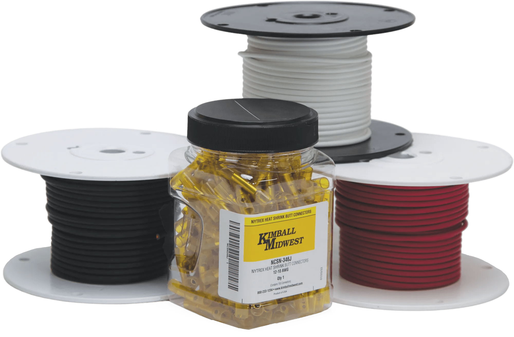 12 AWG SXL Primary Wire with Nytrex Butt Connectors Bundle