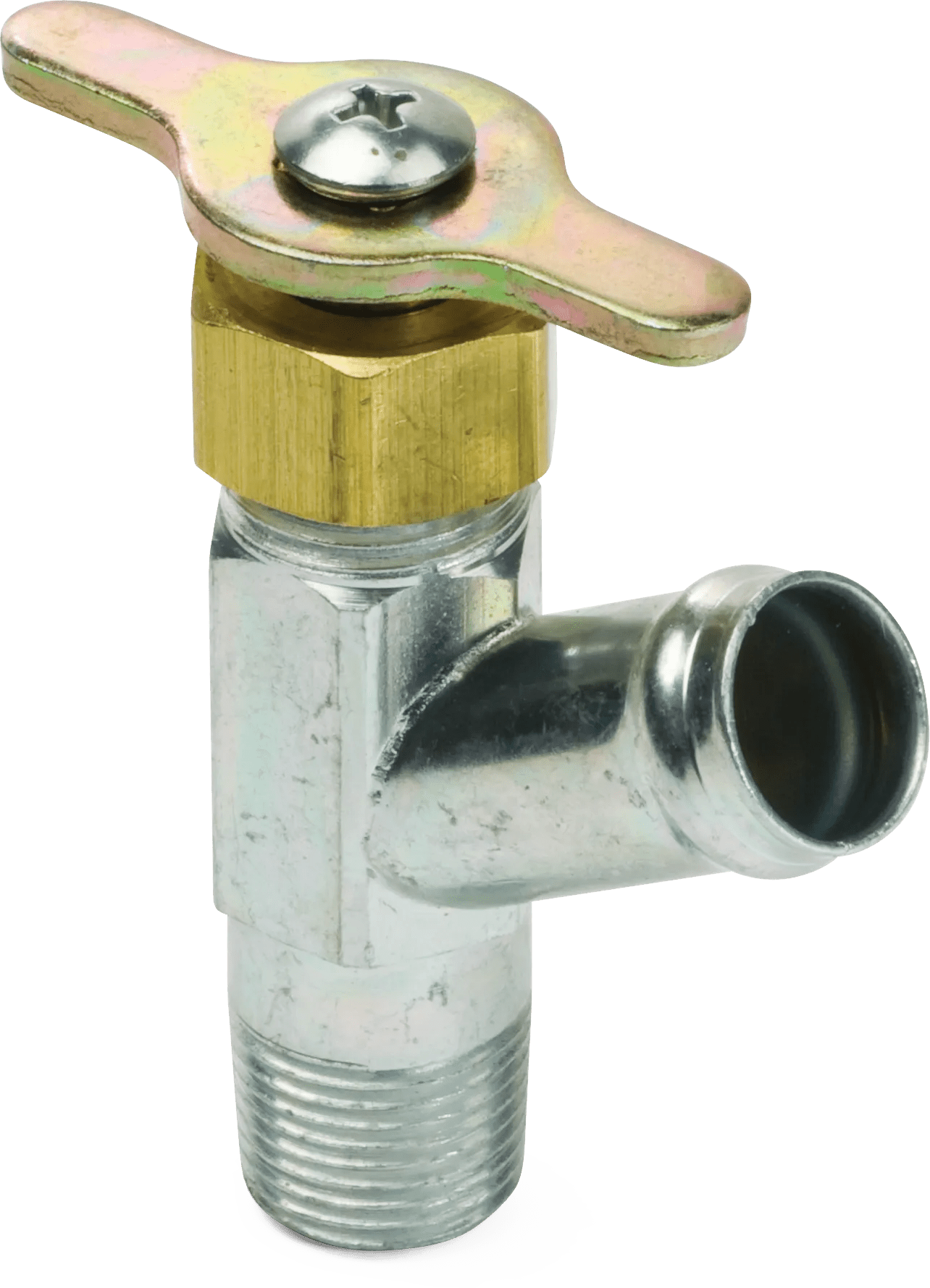 Male NPT to Hose 45°Angle Valves
