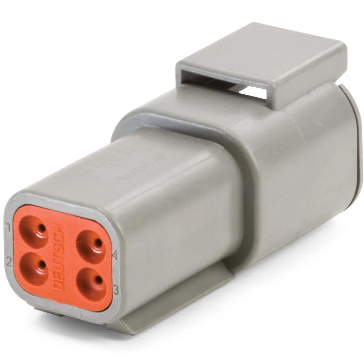 Deutsch DTM Series Housing - 4 Pin Receptacle - 3 Pack