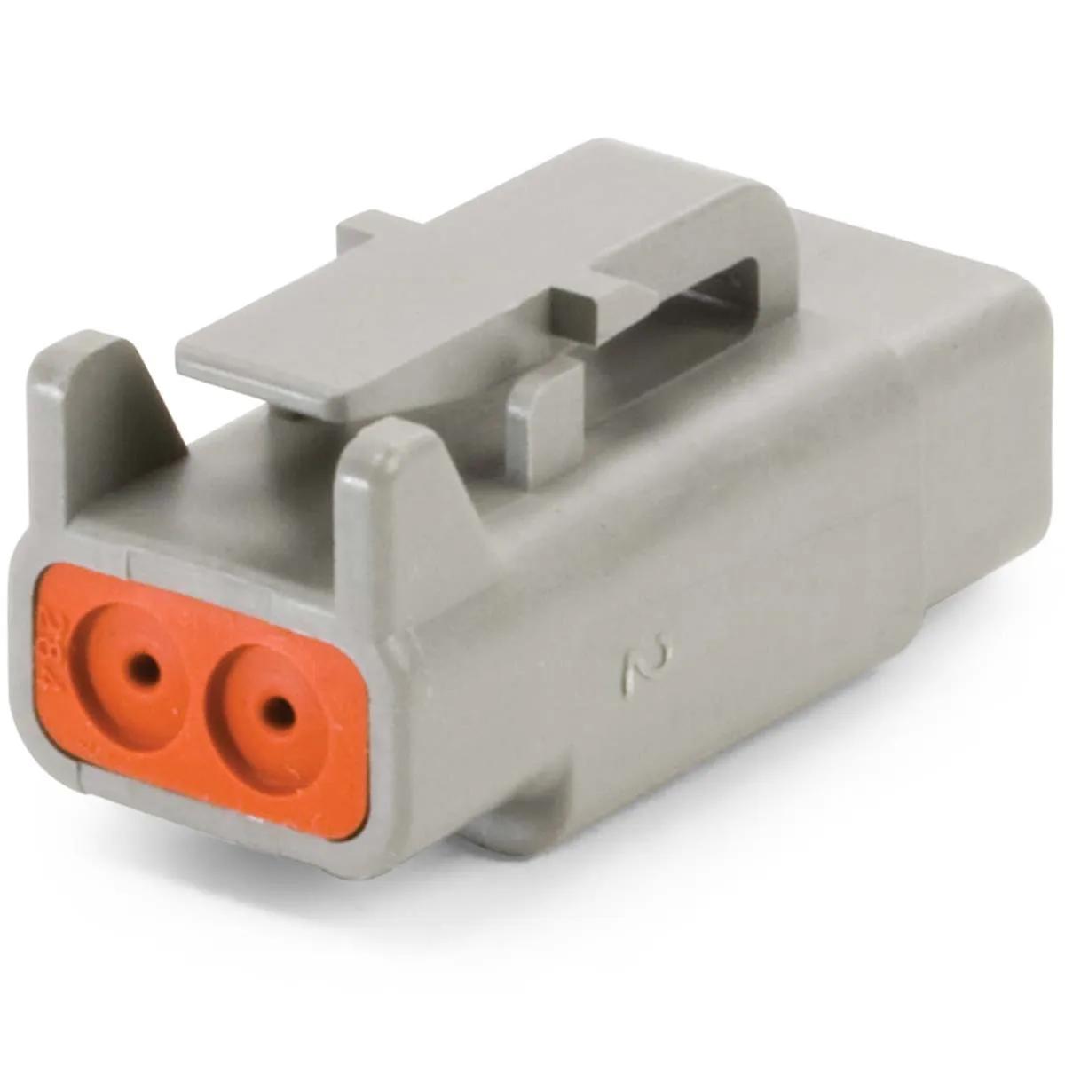 Deutsch DTM Series Housing - 2 Pin Socket Plug - 3 Pack