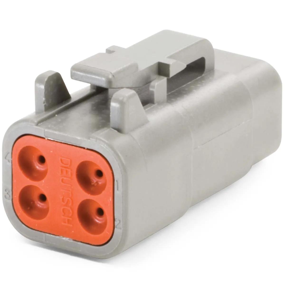 Deutsch DTM Series Housing - 4 Pin Socket Plug - 3 Pack