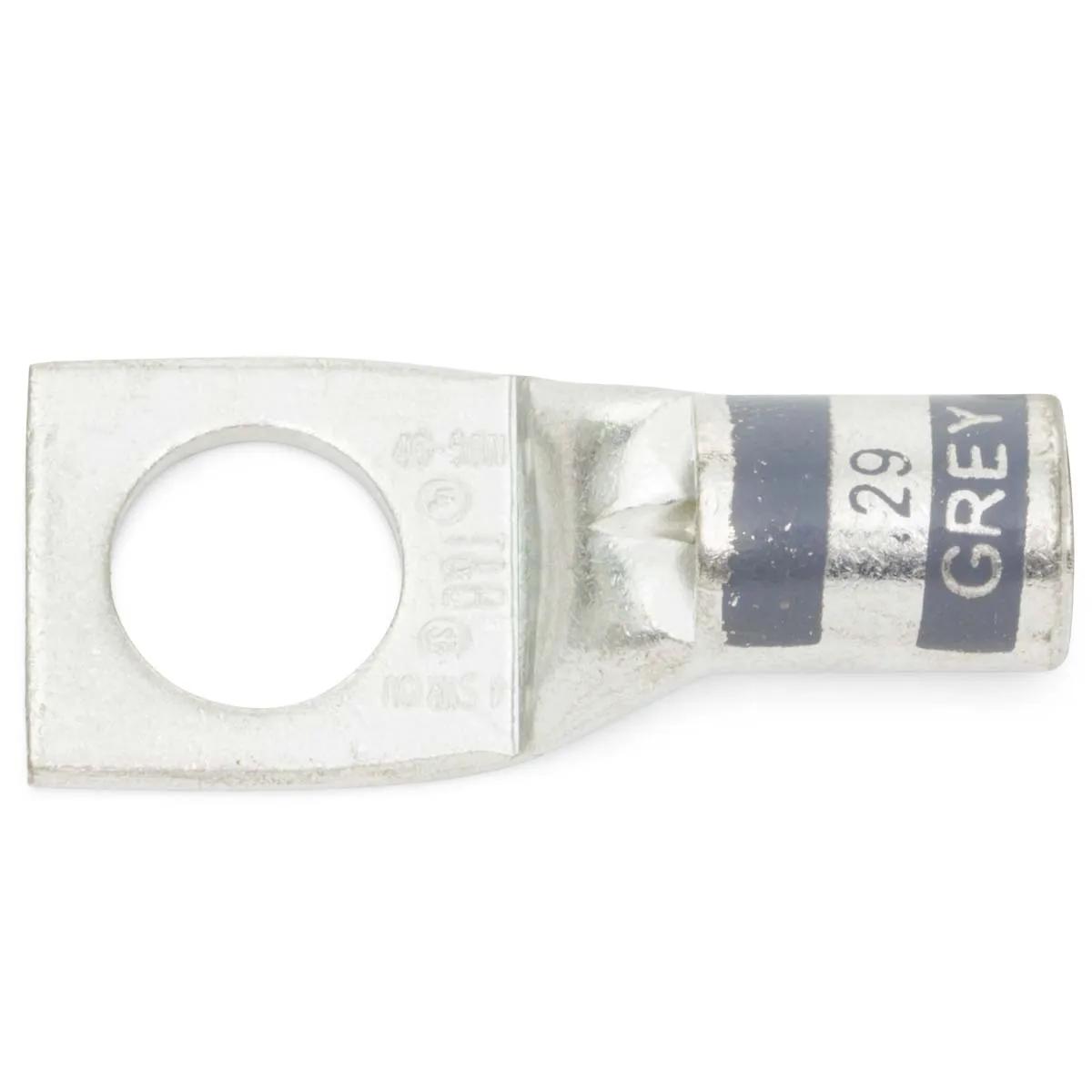 4 AWG, 5/16" Stud Gray T&B Industrial Single Hole Lug - 2 Pack